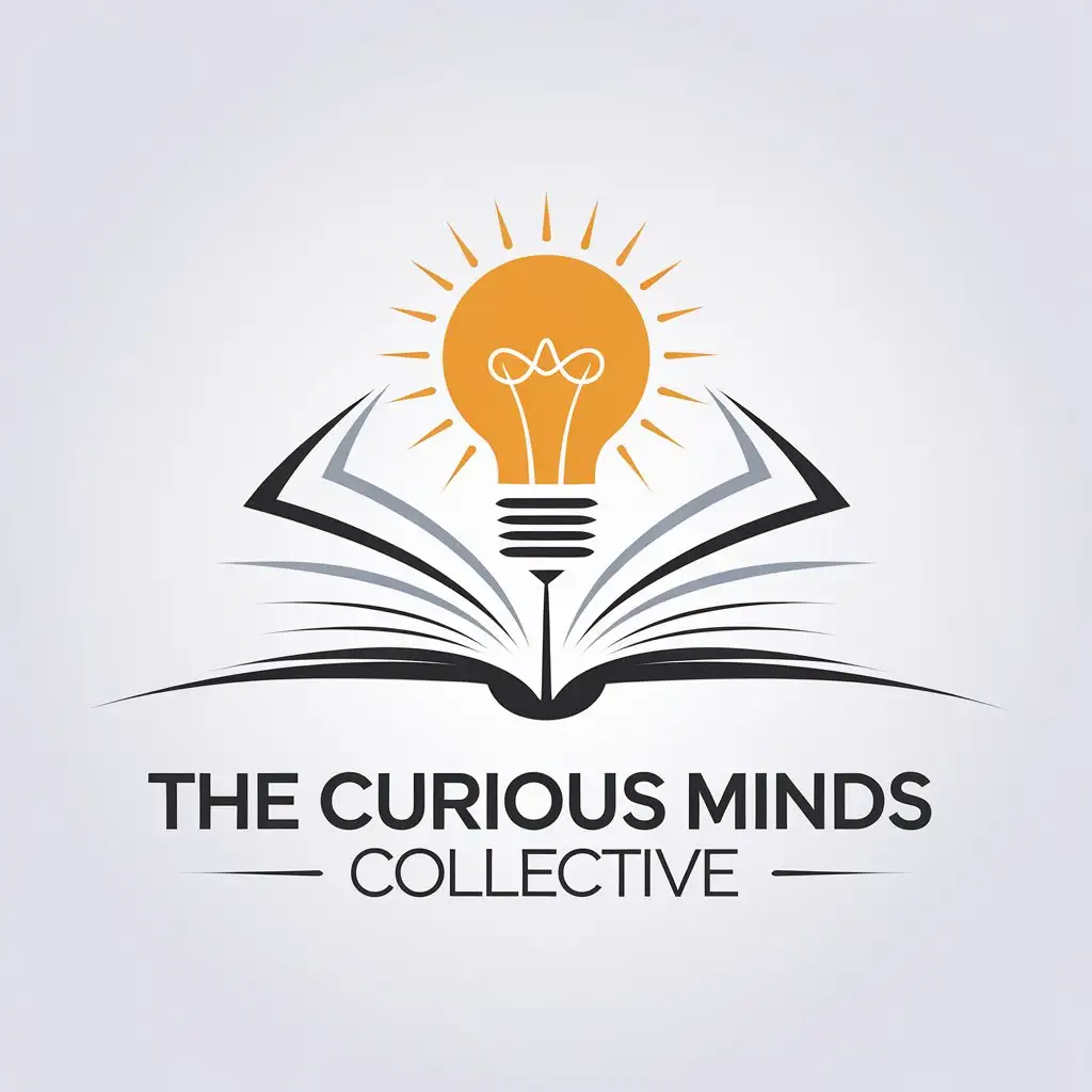 LOGO Design for The Curious Minds Collective Minimalistic Symbol of Curiosity in Education Industry