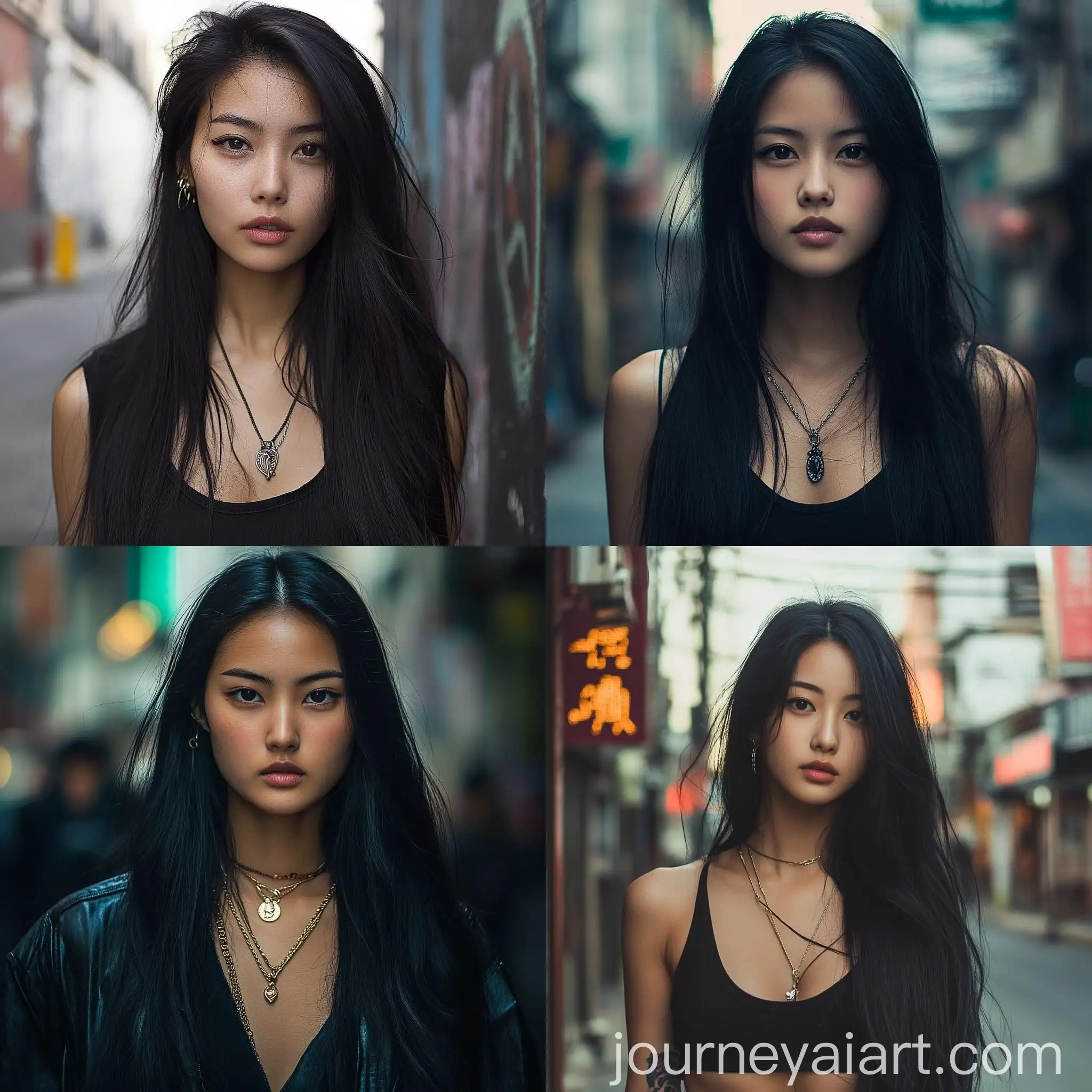 Stylish-Asian-Woman-with-Edgy-Street-Gang-Fashion