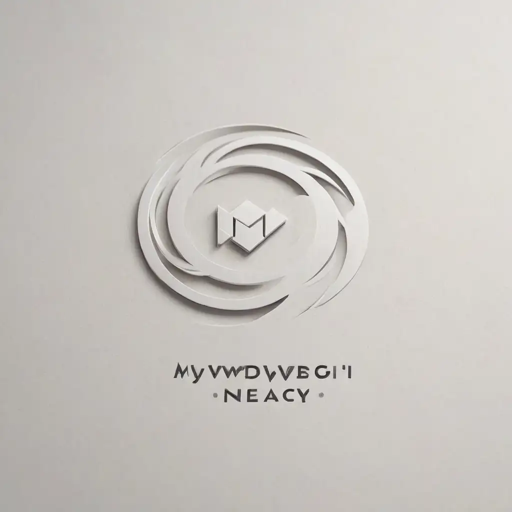 Modern Minimalistic Logo Design for MyWebDesign Agency