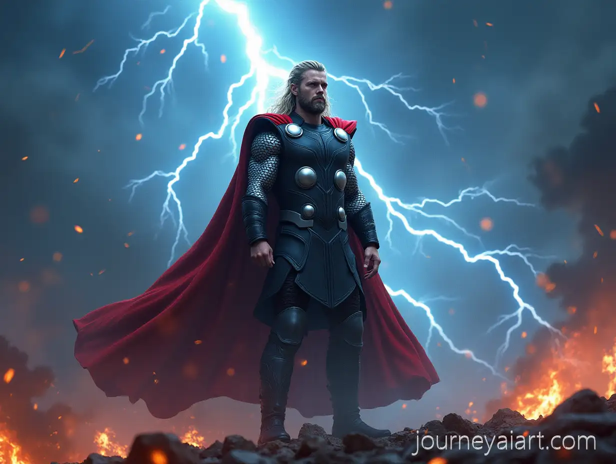 Thor-God-of-Thunder-Summoning-Lightning-on-Epic-Battlefield