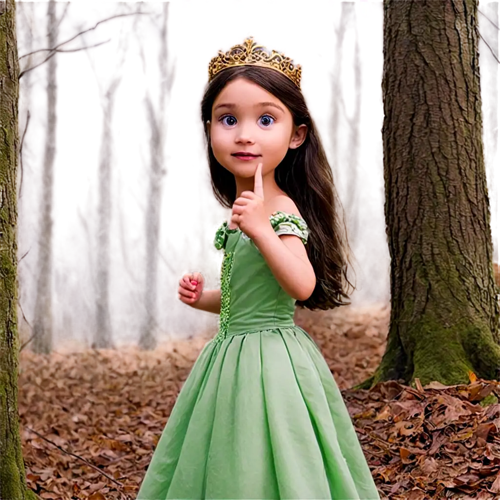 Lost-Princess-in-the-Forest-PNG-Image-HighQuality-Fantasy-Artwork-for-Creative-Projects