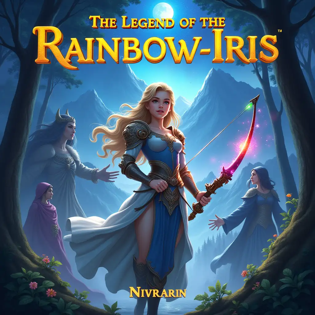 Epic-Fantasy-Book-Cover-The-Legend-of-the-RainbowIris