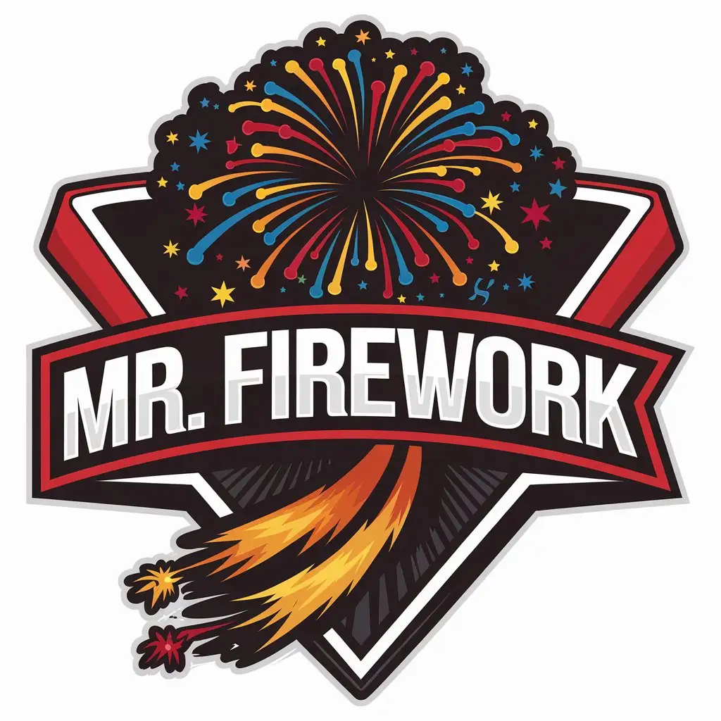 LOGO-Design-for-Mr-Firework-Dynamic-Fireworks-in-Retail-Industry-with-Clear-Background