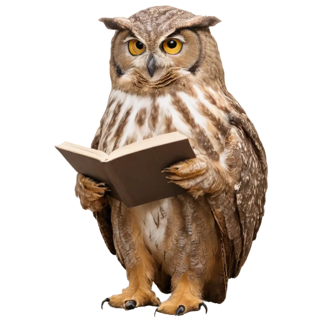 Wise-Old-Owl-Reading-PNG-Captivating-AIGenerated-Image