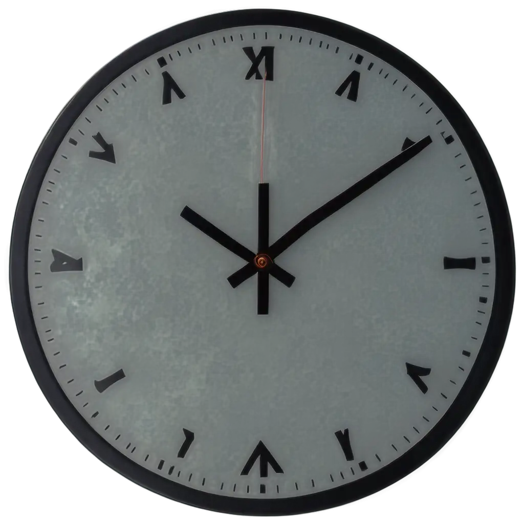 Realistic-Cracked-Clock-Face-PNG-with-SlowMoving-Hands-Symbolizing-Time-Running-Out