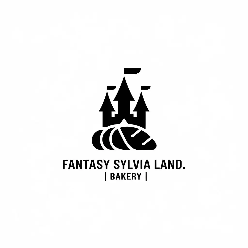 LOGO-Design-For-Fantasy-Sylvia-Land-Bakery-Minimalistic-Vector-Design