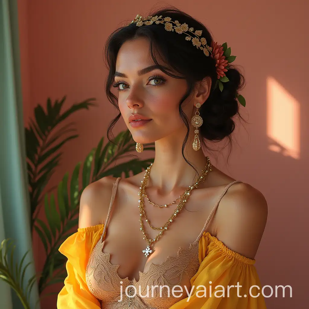 Bohemian-Aesthetic-Room-with-Artistic-Vibes-and-Natural-Elements