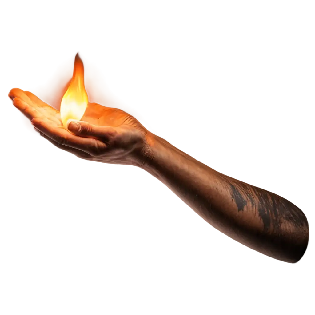 Realistic-Burnt-Hand-with-Flame-PNG-Cinematic-and-Surreal-Visual-for-HighQuality-Design-Projects