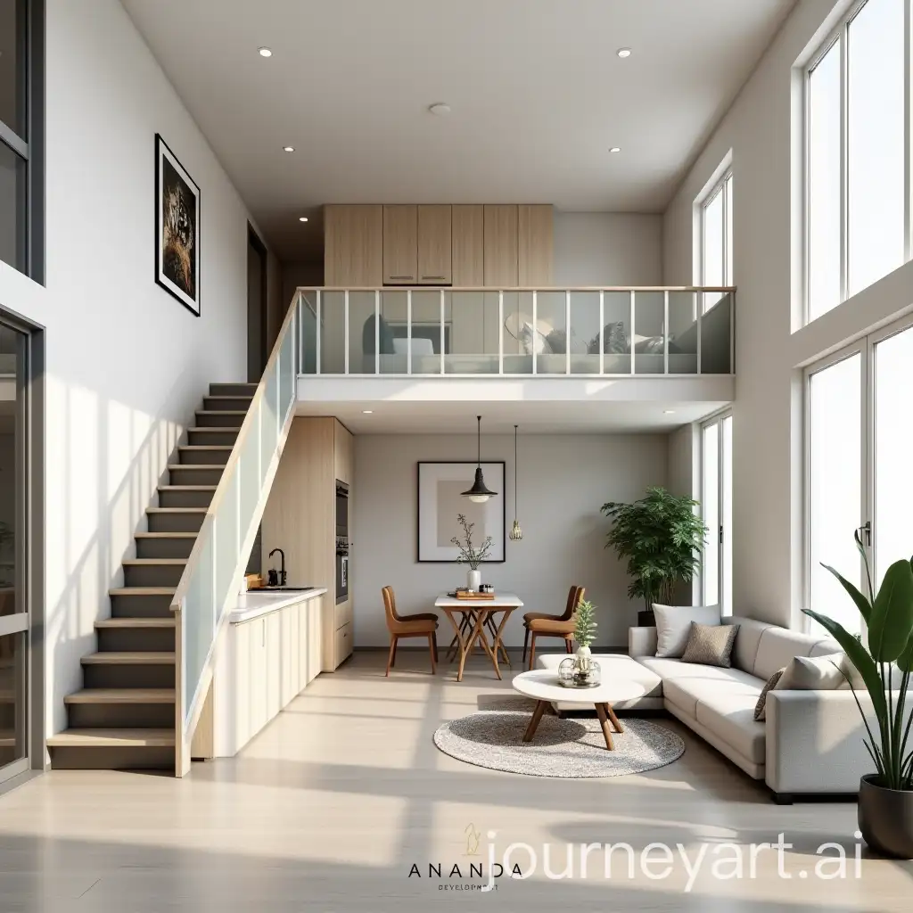 Modern-2Bedroom-Condo-Interior-Design-with-Mezzanine