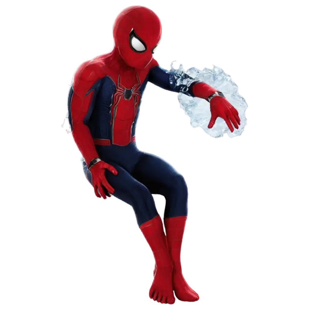 Injured Tom holland Spider-Man injured, lying in the hospital and having ice drip into his arms