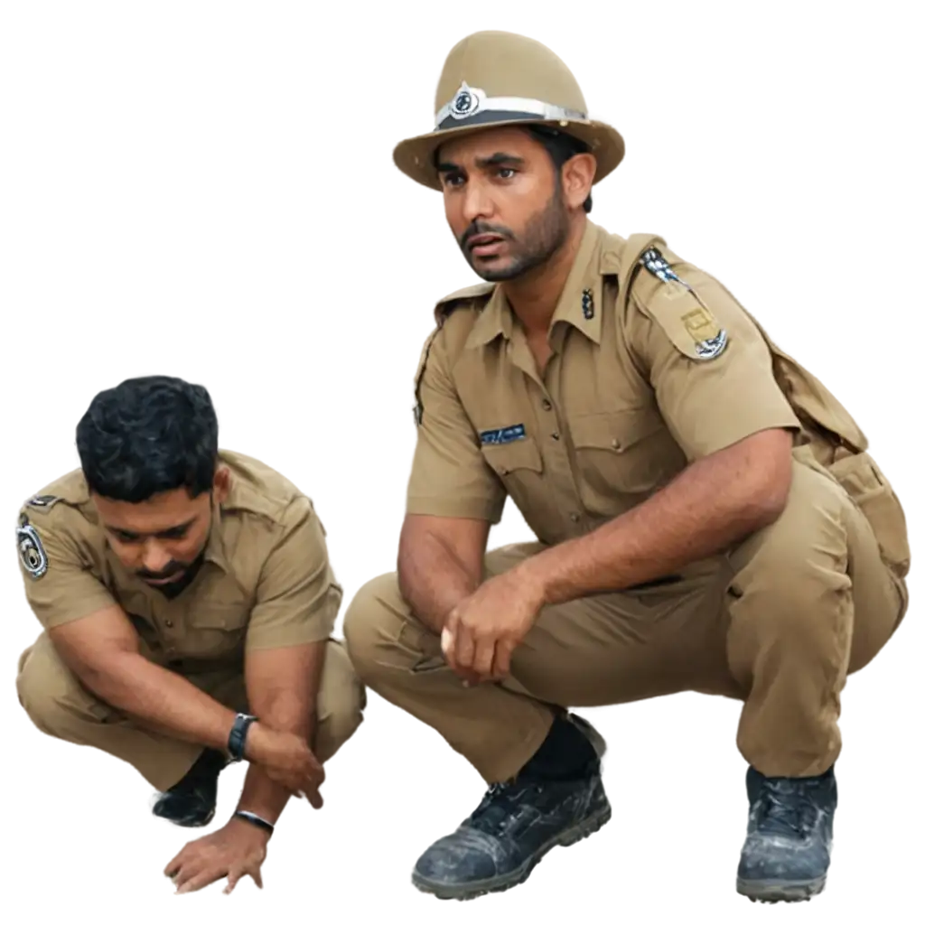 Indian-Police-Arresting-Men-PNG-Image-HighQuality-Arrest-Scene-Clipart