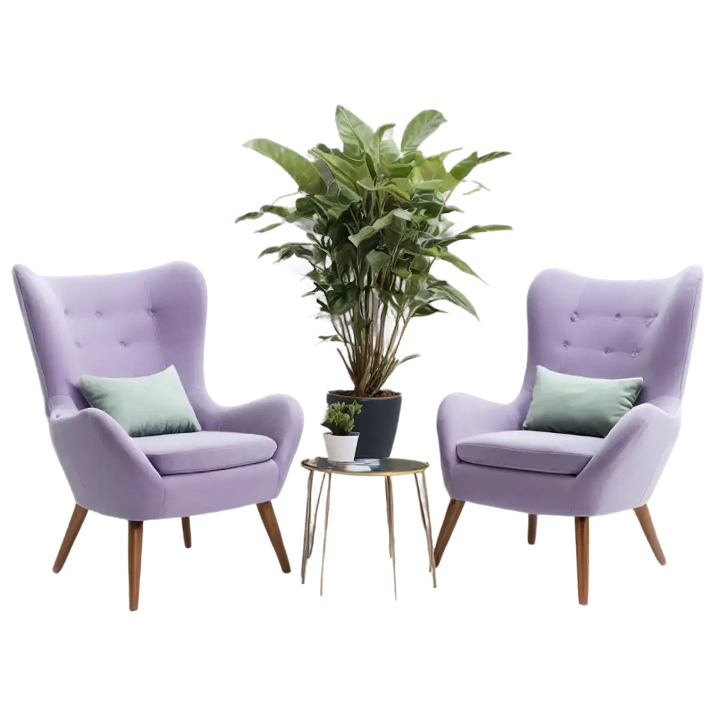 Comfortable-Armchairs-in-a-Psychology-Office-PNG-Image-Featuring-Purple-and-Soft-Green-Tones