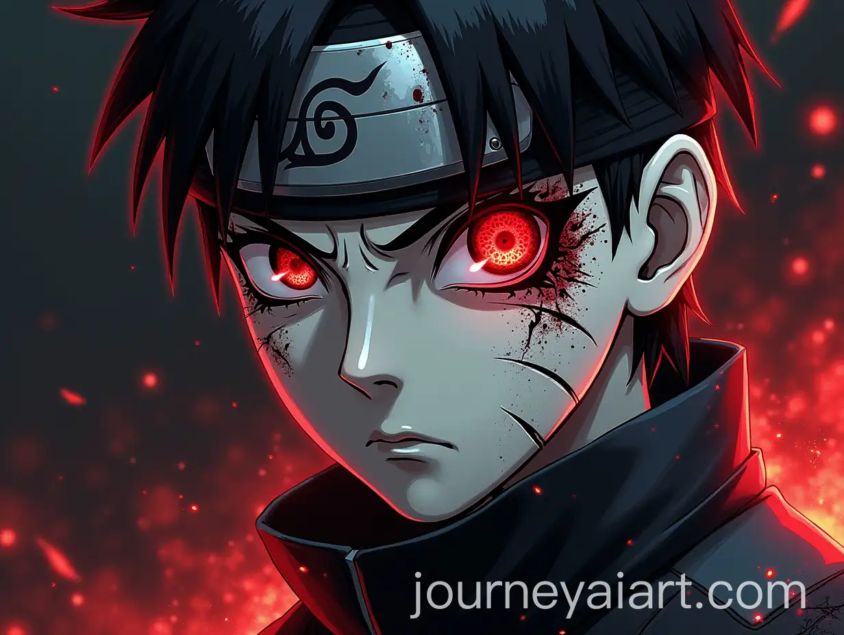 BattleWorn-Ninja-with-Mangeky-Sharingan-in-Intense-Moment