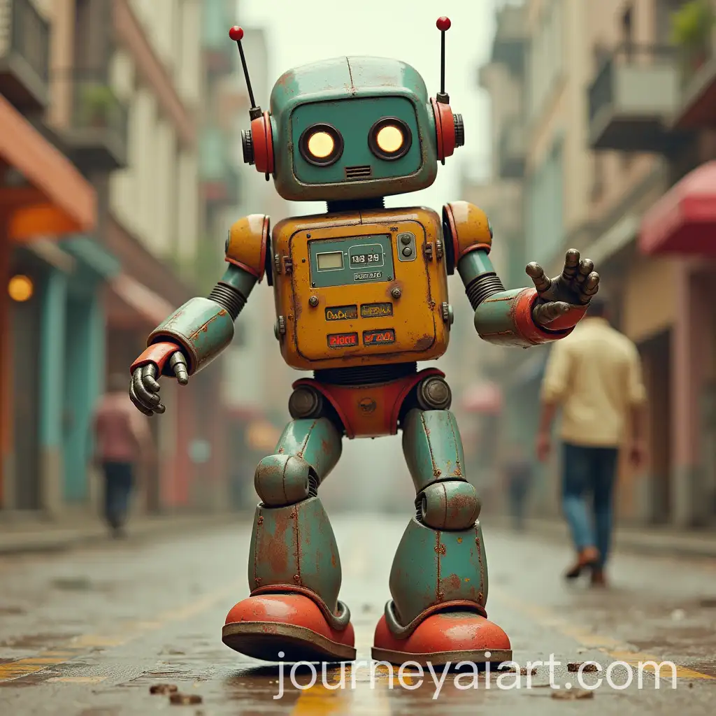 Friendly-Retro-Breakdancing-Robot-Performing-Dance-Moves