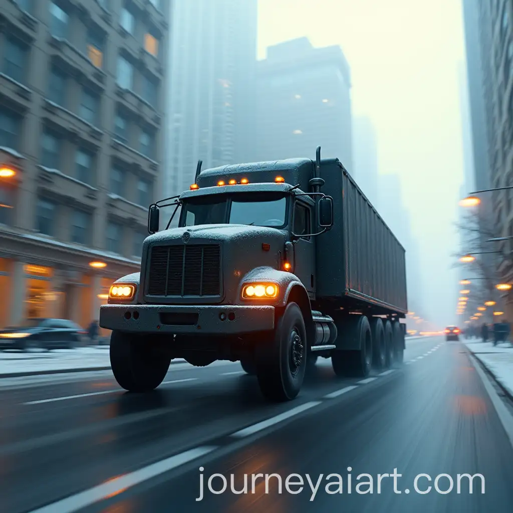 Ultra-Realistic-Armored-Truck-in-Urban-Environment-with-Motion-Blur