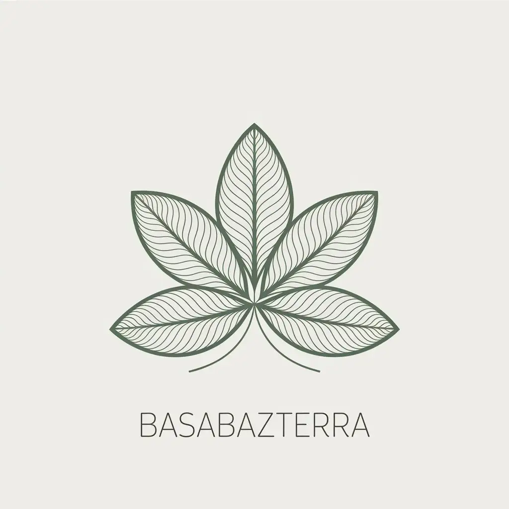 LOGO-Design-For-Basabazterra-Elegant-Feuilles-Symbol-on-Clear-Background