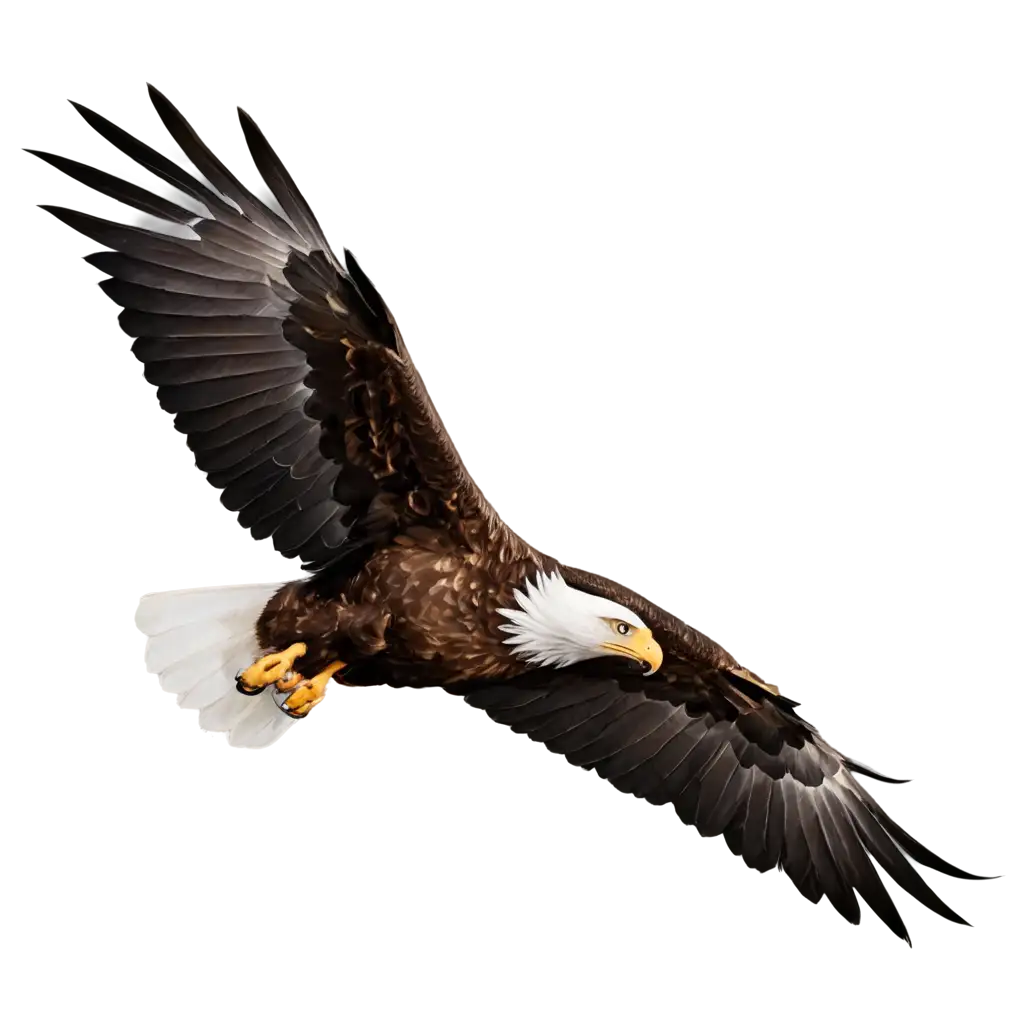 Eagle-in-Flight-PNG-Image-Majestic-Bird-Soaring-with-Grace-and-Power