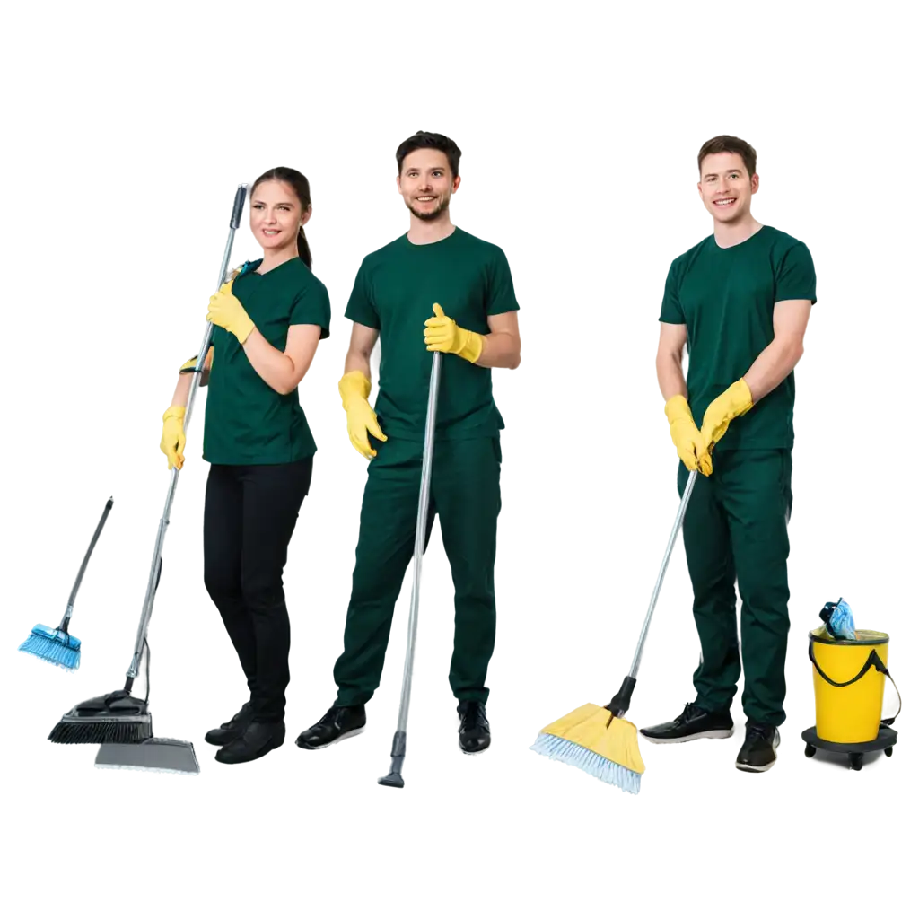 Cleaning-Team-with-Equipment-PNG-HighQuality-Image-for-Professional-Use