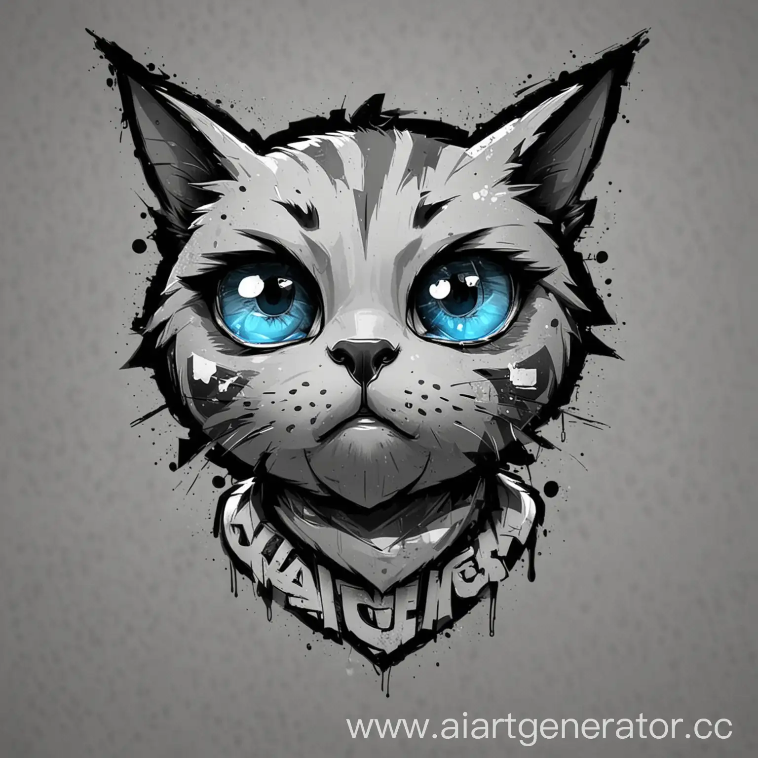 Graffiti-Cat-Logo-Design-for-Kotekz-Website