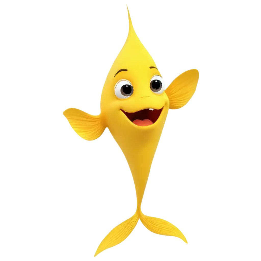 Funny-Cartoon-Fish-PNG-Brighten-Up-Your-Designs-with-a-Smiling-Yellow-Character