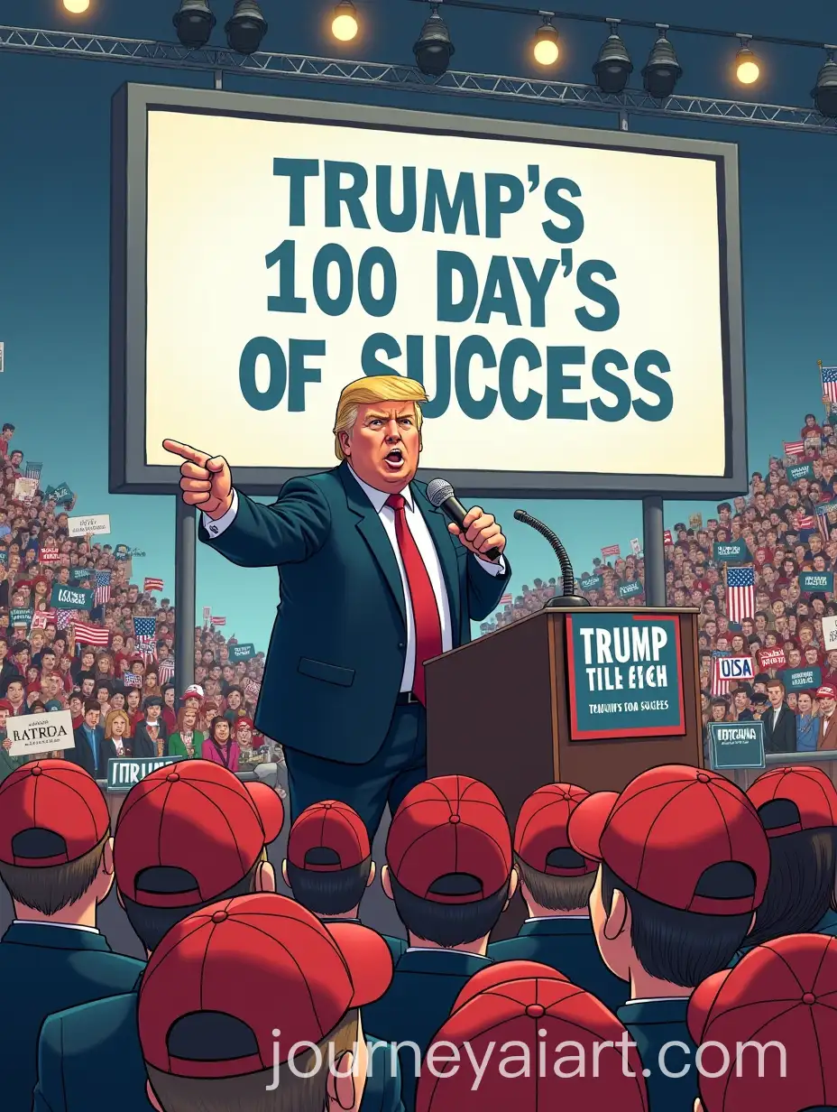 Donald-Trump-at-His-100Day-Rally-in-Michigan