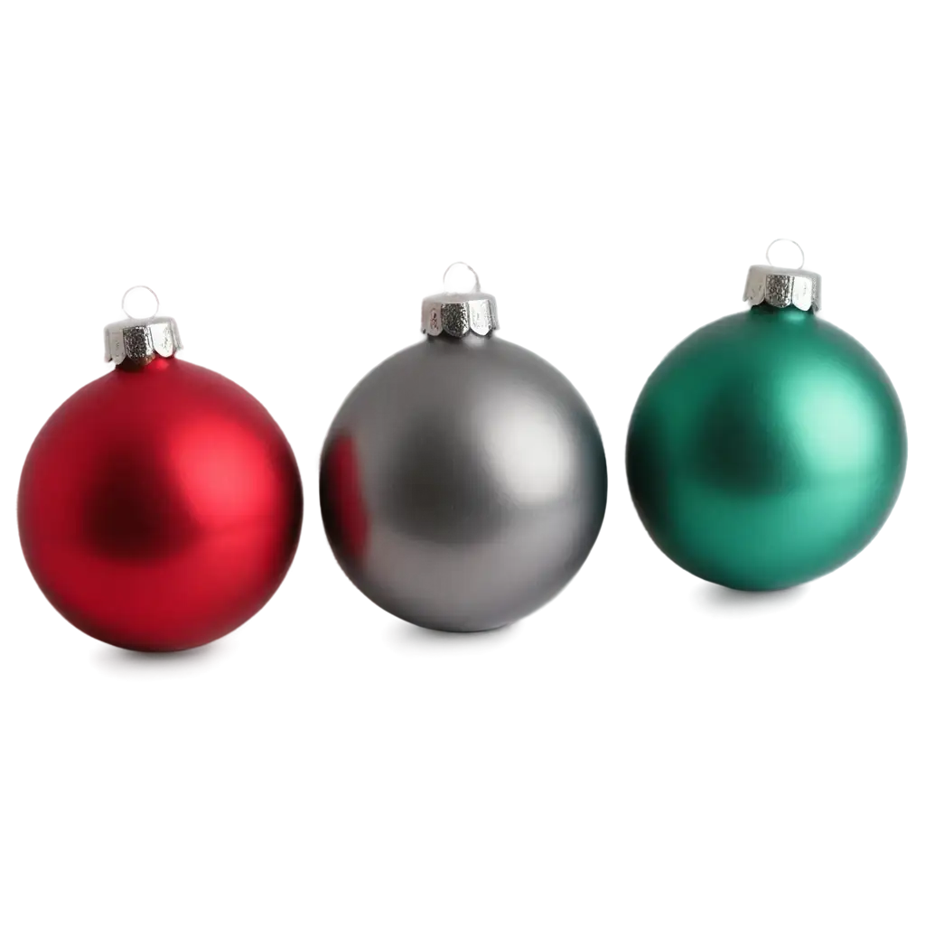 Three-Round-Christmas-Toys-PNG-Perfect-for-HolidayThemed-Designs