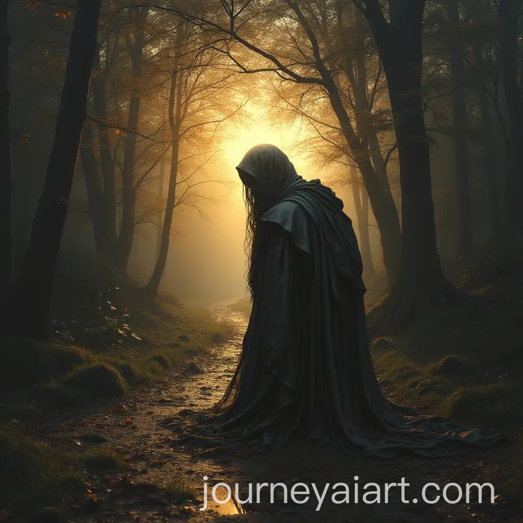 Deity-of-Depression-Sculpture-in-Abstract-Style
