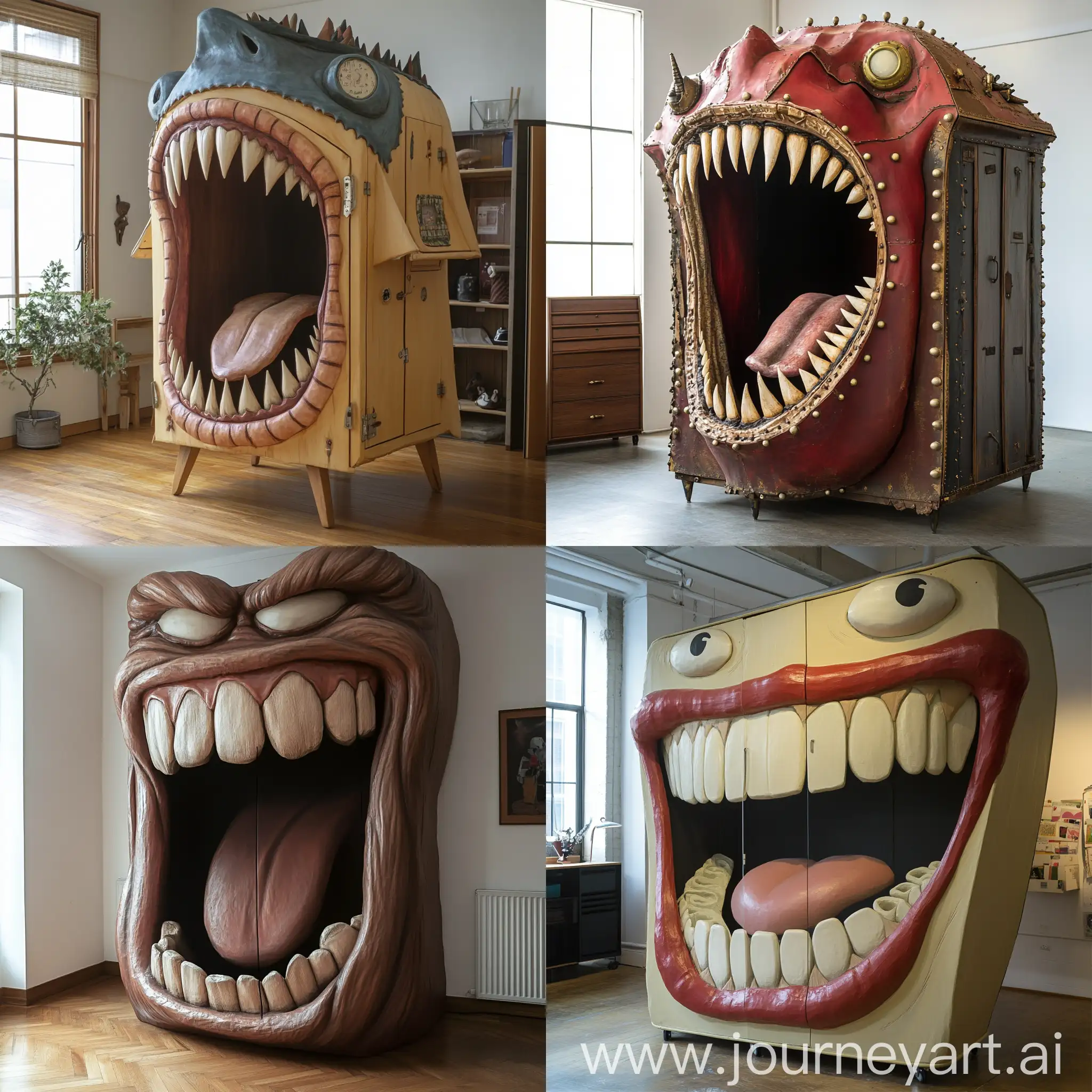 Wardrobe-Mimic-Giant-Mouth-AI-Art