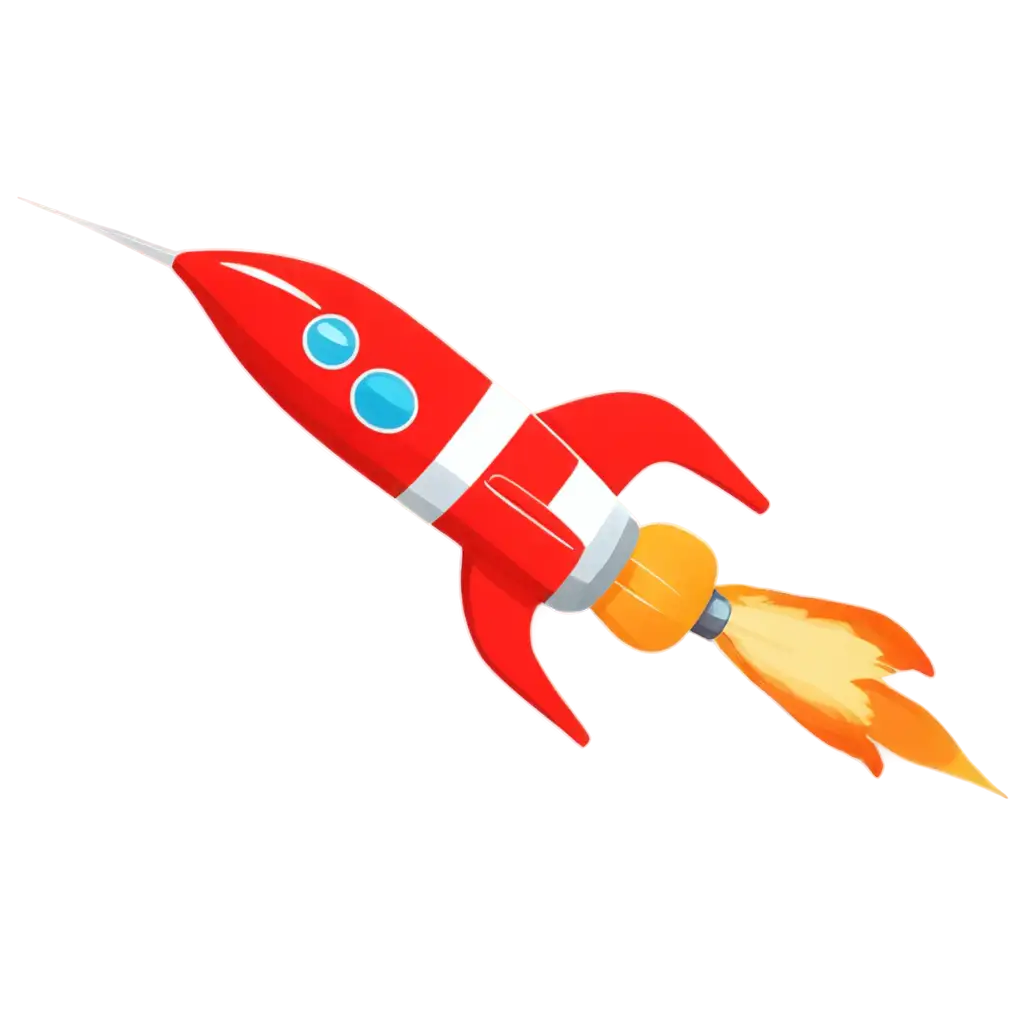 Vibrant-Cartoon-Rocket-PNG-for-Creative-Projects