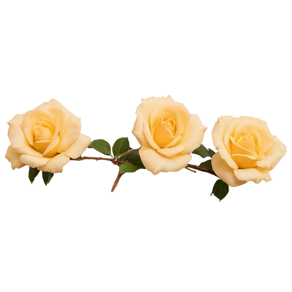 Rosa-Amarela-PNG-Exquisite-Yellow-Rose-Digital-Image-for-Versatile-Use