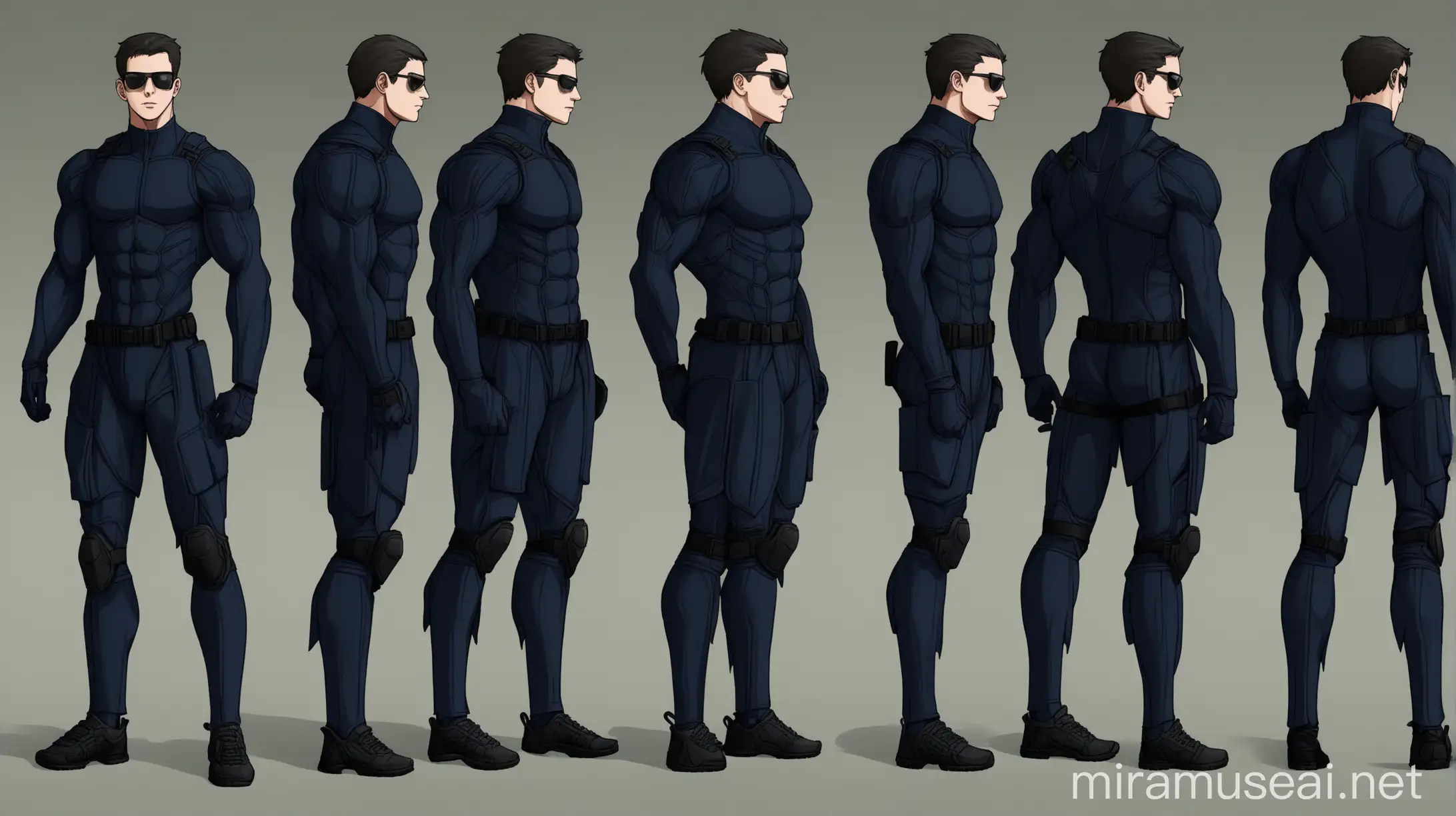 Stealth Mens Combat Outfits for Night Operations