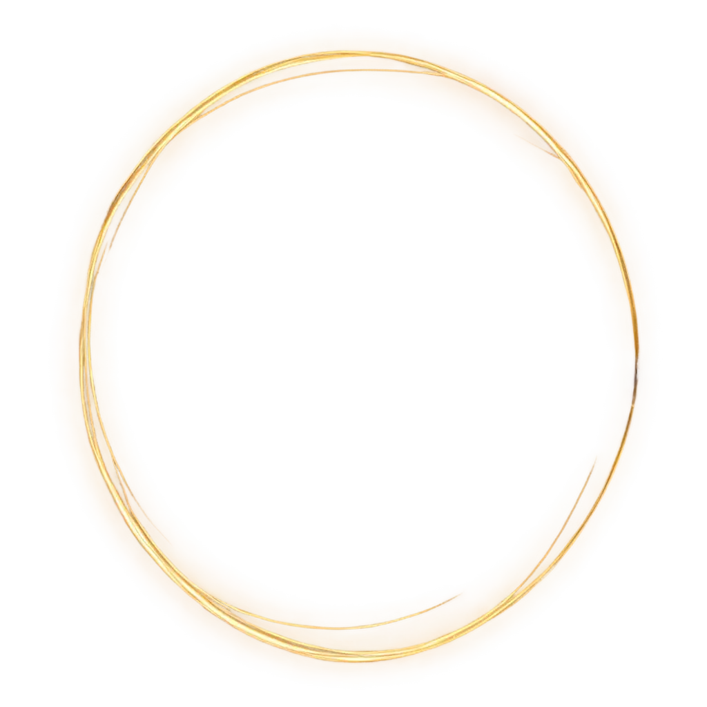 Golden-Circle-PNG-Image-HighQuality-Transparent-Artwork-for-Versatile-Applications