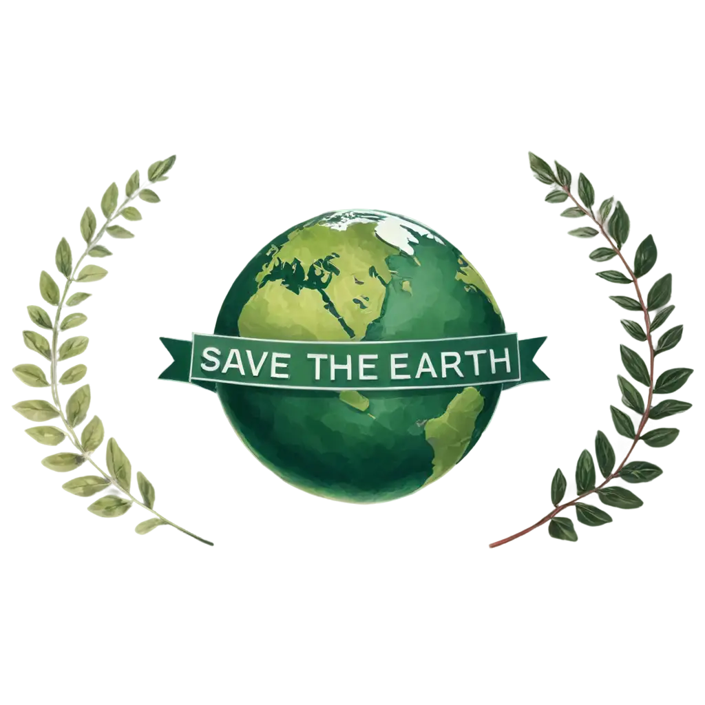 PNG-Graphic-Save-the-Earth-with-Globe-and-Green-Leaves