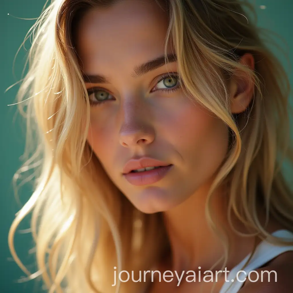 CloseUp-Portrait-of-a-24YearOld-Argentinean-Woman-in-Padel-Clothing