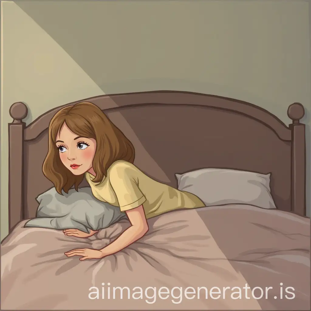 Young-Girl-Getting-Out-of-Bed-in-the-Morning