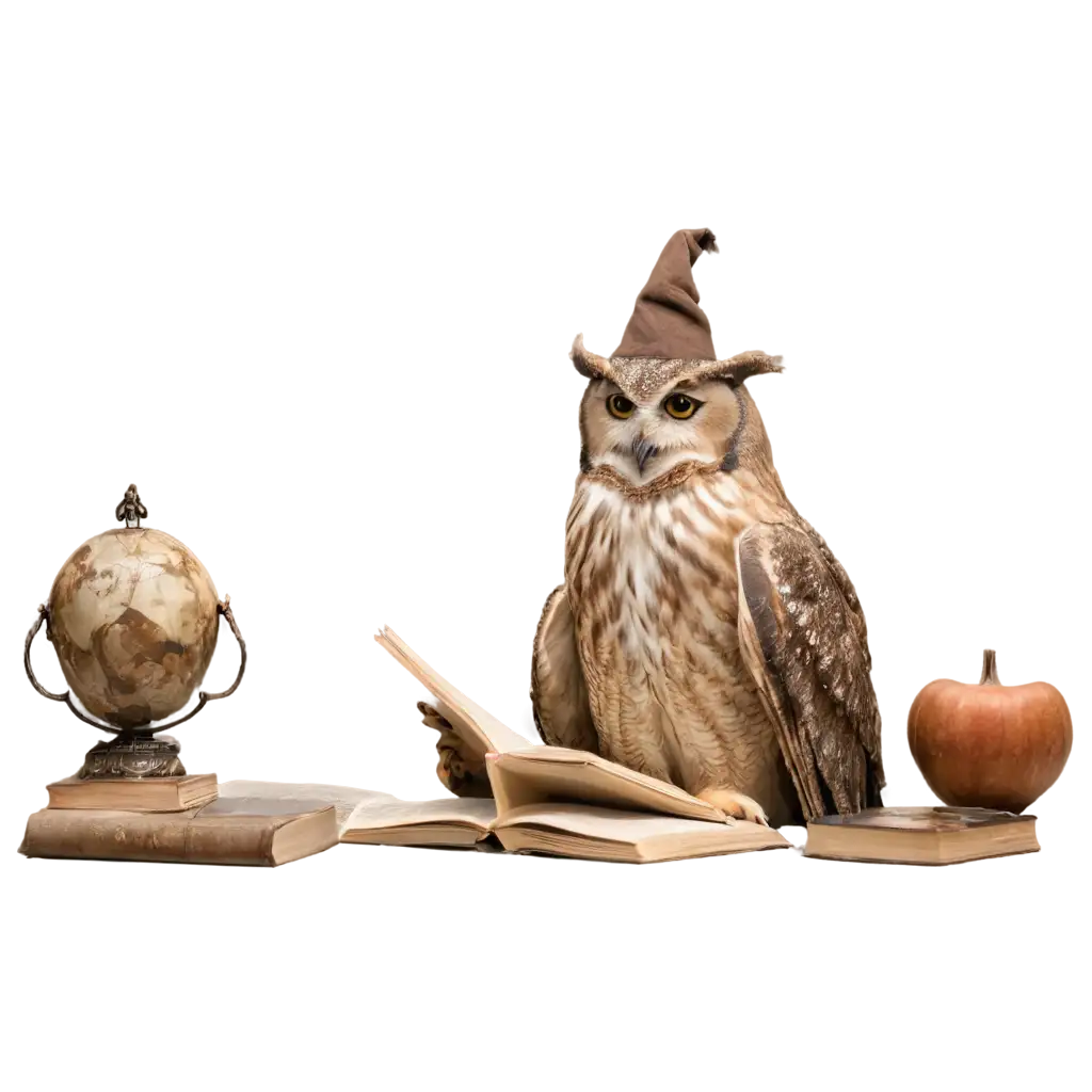 Wise-Old-Owl-Reading-PNG-Image-Illustration-of-Wisdom-and-Knowledge