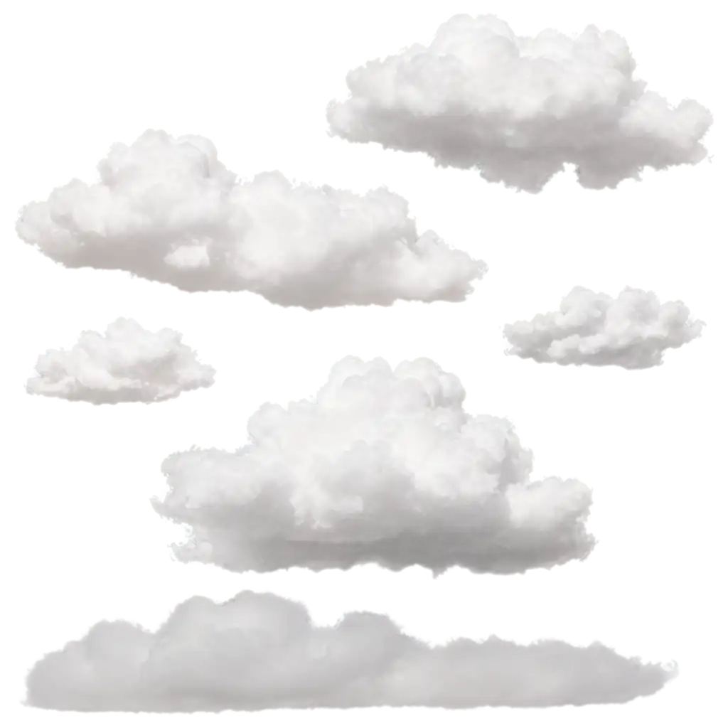 realistic white cloud