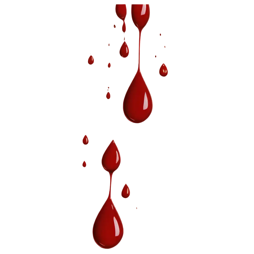 Dynamic-PNG-Image-of-Blood-Drops-Falling-Down-Captivating-Visuals-for-Creative-Projects