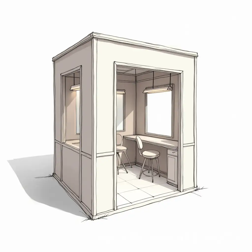 Kiosk-Design-for-Styling-and-Makeup-Event-with-TwoSided-Closure