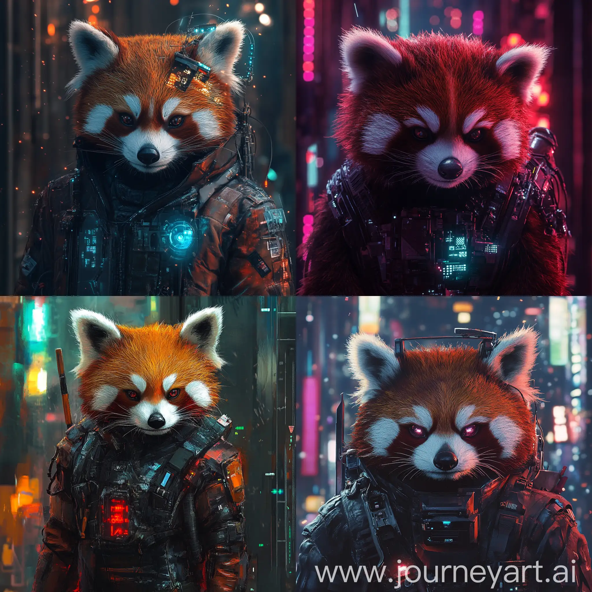 Cyberpunk-Red-Panda-in-Futuristic-Cityscape