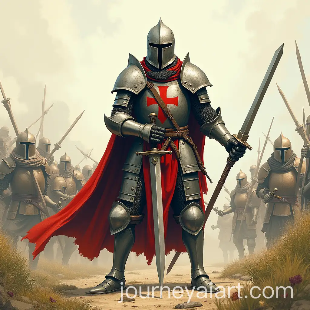 Knight-Caloglot-Cutting-Down-a-Village-of-NonSpeaking-Villagers