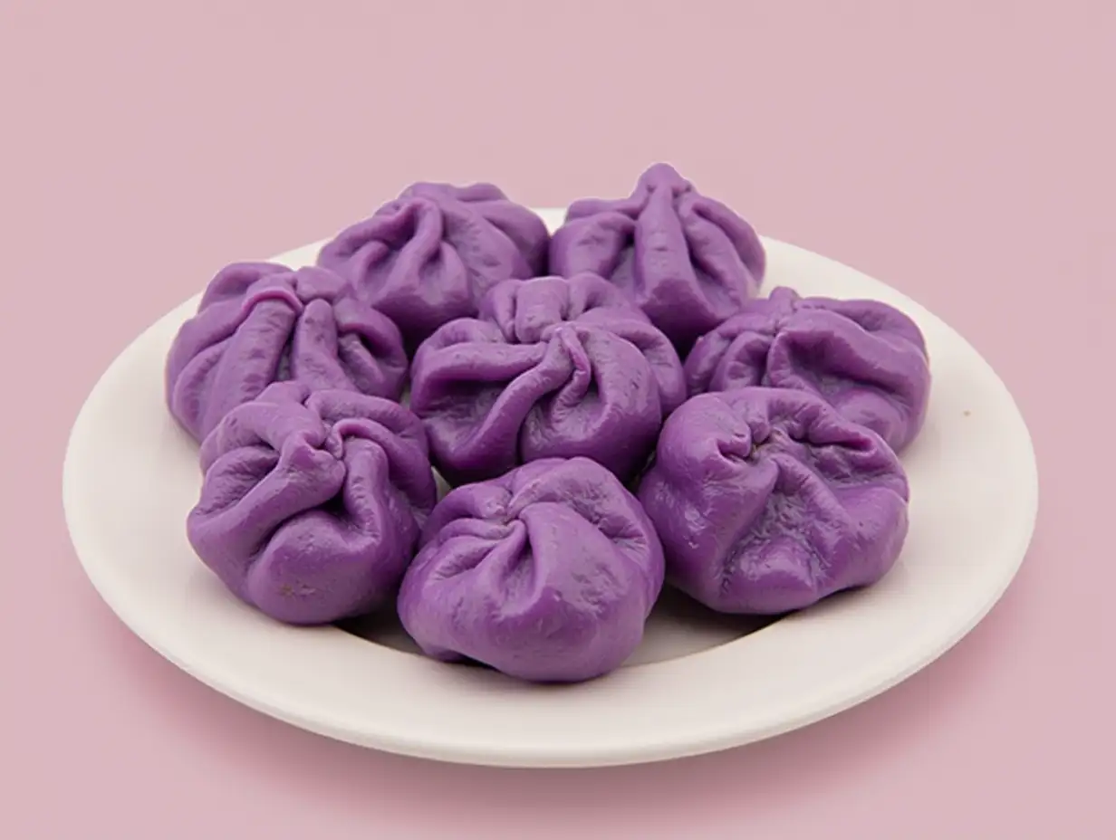 Vibrant-Steamed-Purple-Ube-Sweet-Potato-Dumplings