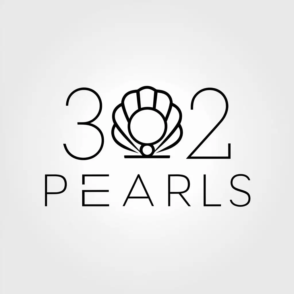 LOGO-Design-For-32-Pearls-Minimalistic-Pearl-in-Shell-Symbol-for-Medical-Dental-Industry