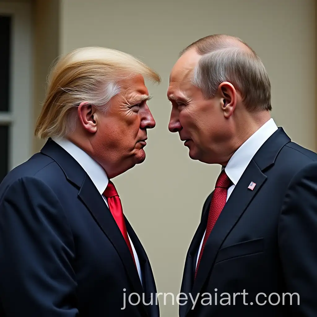 Donald-Trump-and-Vladimir-Putin-Engaged-in-a-Tense-Standoff