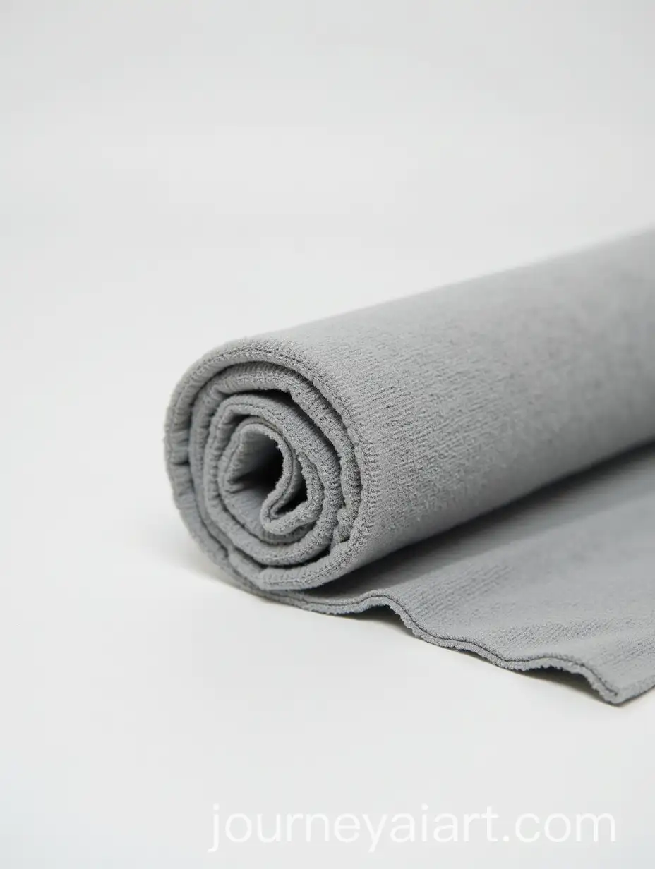 Gray-Roll-of-Microfiber-Reusable-Towels-for-Sustainable-Cleaning