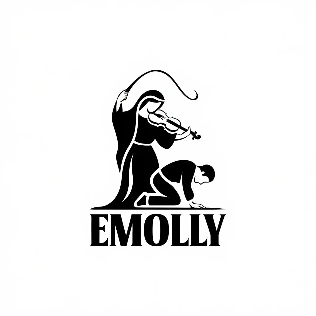 LOGO-Design-For-Emolly-Maternal-Charm-with-Religious-Symbolism-in-Vector-Art