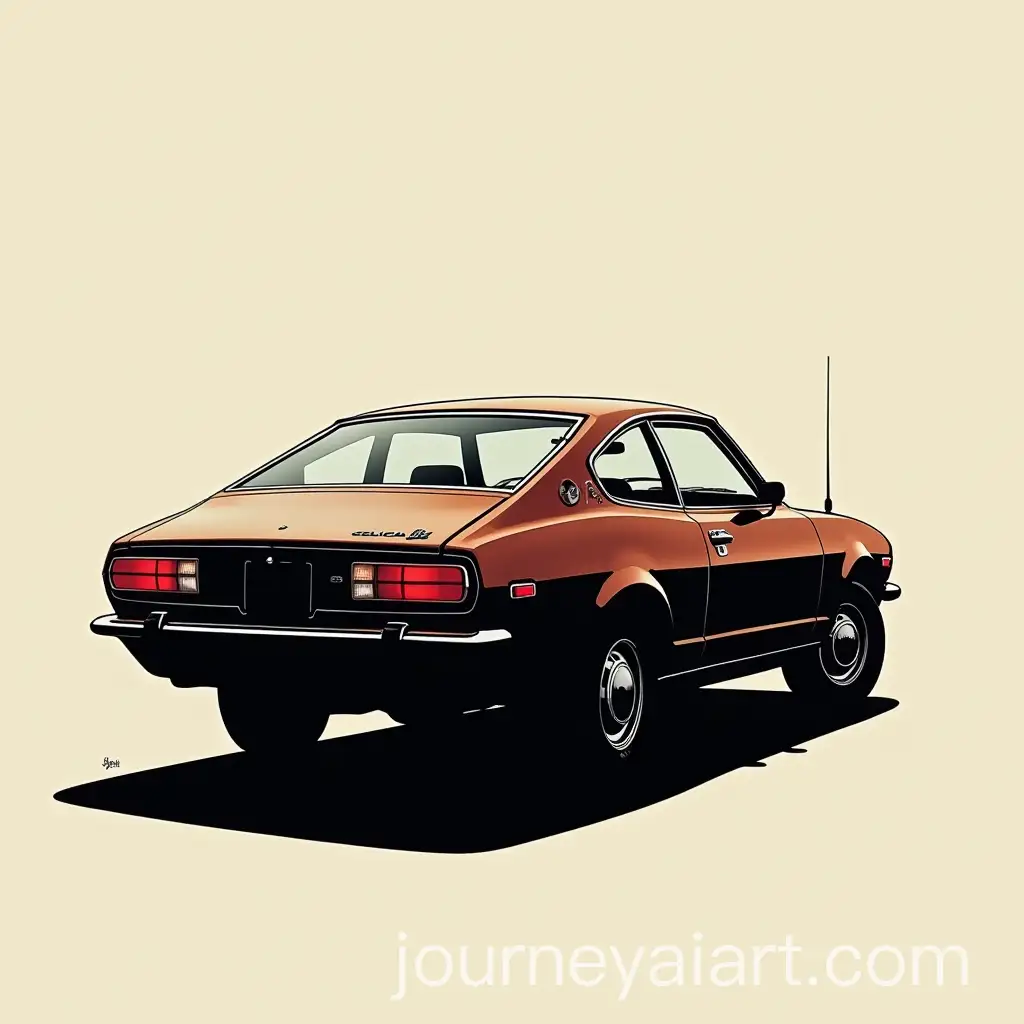 1974-Toyota-Celica-GT-Fastback-Rear-Silhouette-View