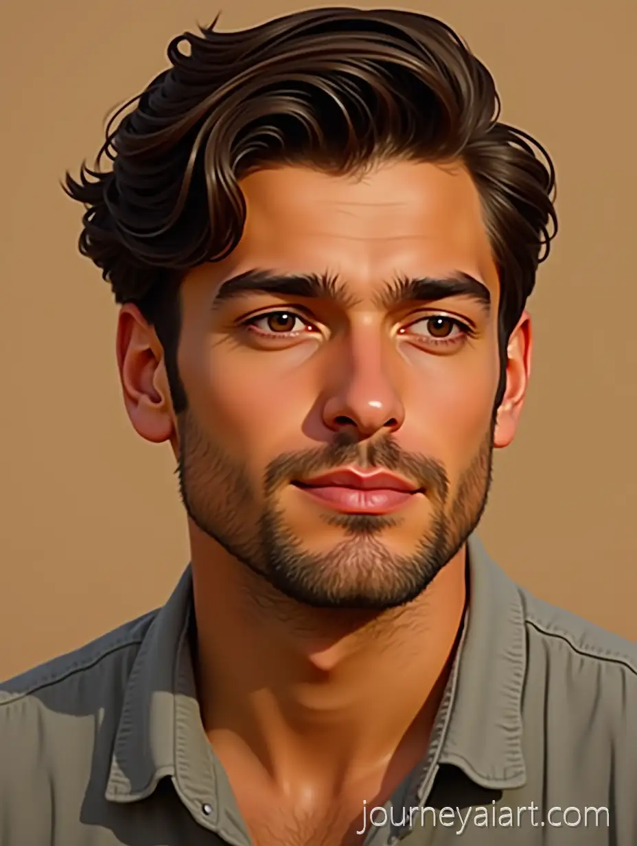 SemiRealistic-Digital-Portrait-ofDigital-portrait-of-man-a-Man-with-Warm-Tones-and-Sharp-Eyes