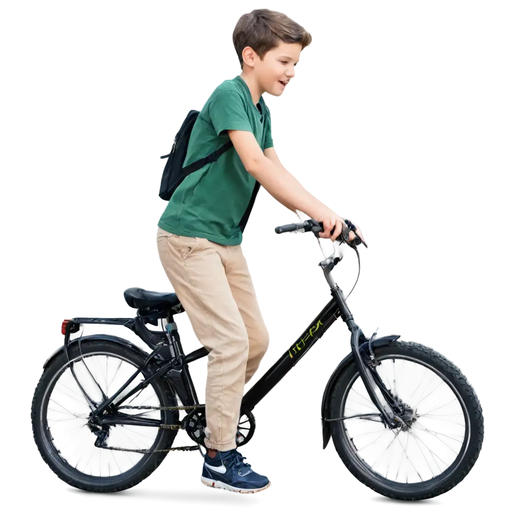 HighQuality-PNG-Image-of-a-Boy-Riding-a-Bike-Perfect-for-Creative-Projects