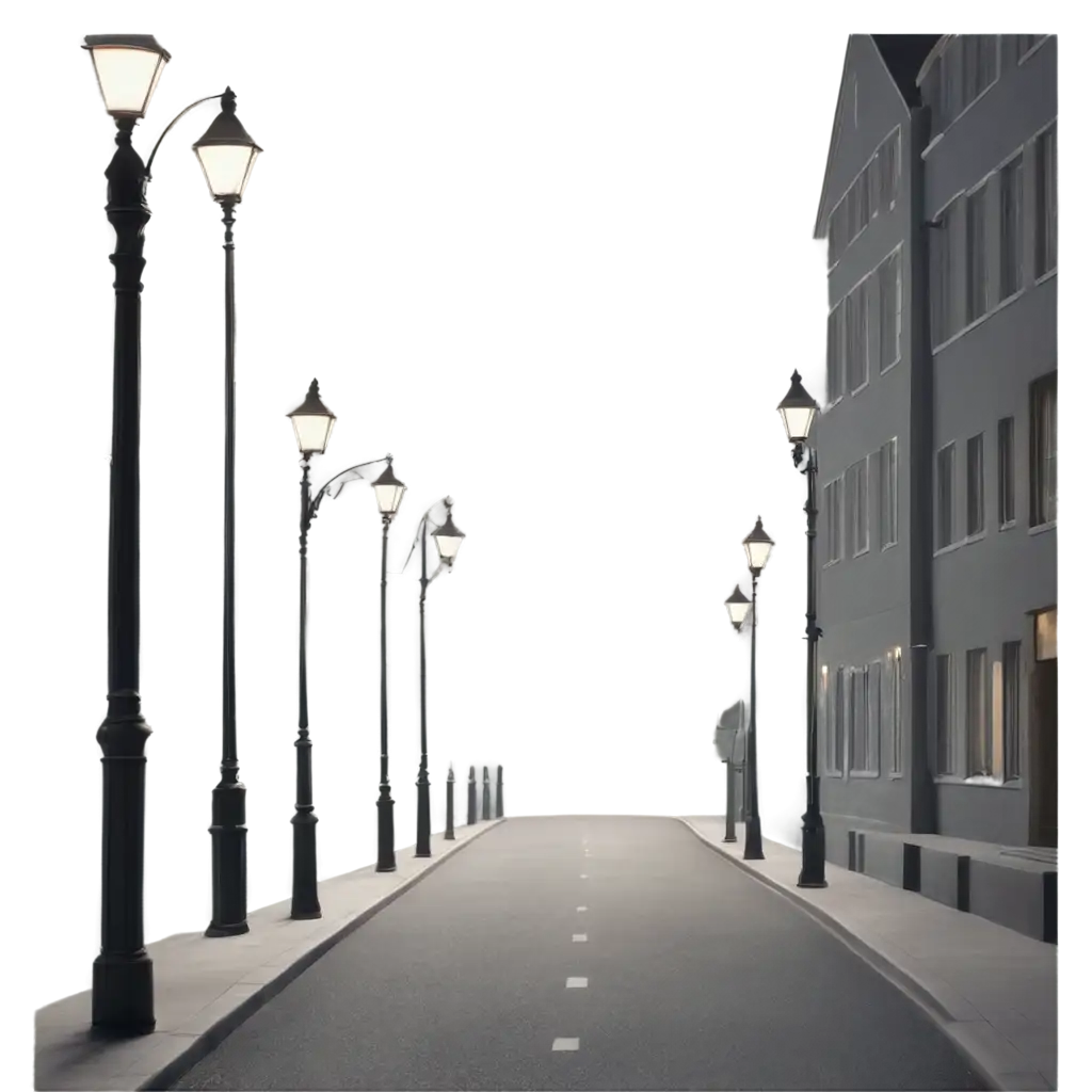 3D-Street-Scene-PNG-Capturing-the-Calm-Ambiance-of-Evening-with-Soft-Lighting